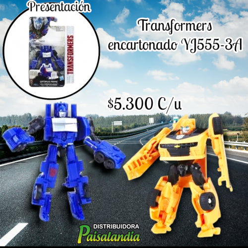 Juguete Transformers encartonado YJ555-3A (UND)