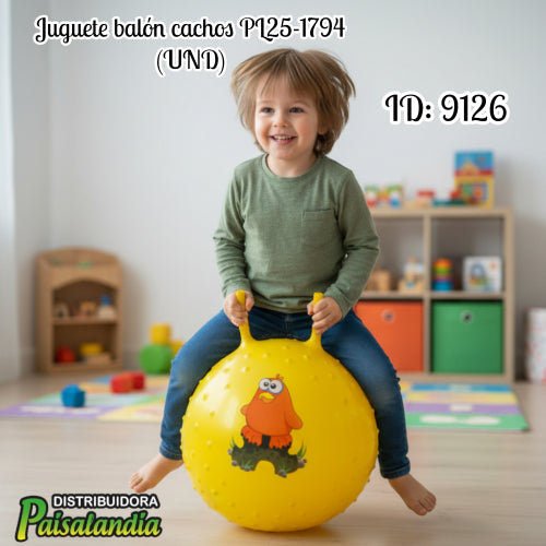 Juguete balón cachos PL25-1794 (UND)