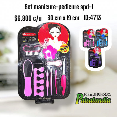 Set manicure-pedicure encartonado SPD-1 (UND)