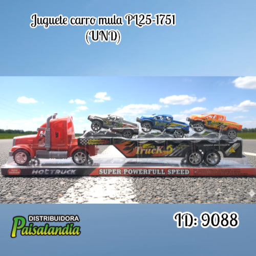 Juguete carro mula PL25-1751 (UND)