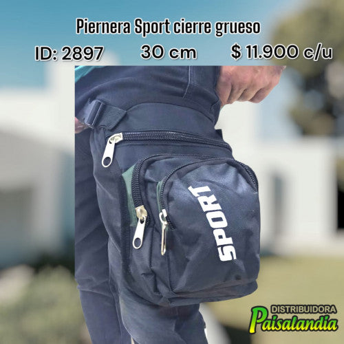 Piernera sport cierre grueso (UND)
