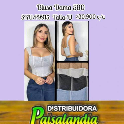 blusa dama 580 (UND)