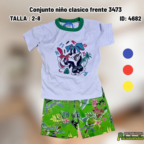 Conjunto niño clasico frente 3473 (UND)