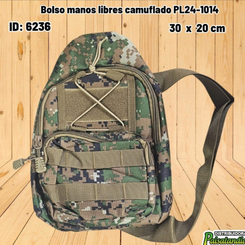 Bolso manos libres camuflado PL24-1014 (UND)