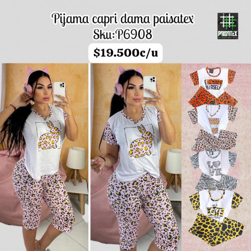 Pijama Capry dama paisatex (UND)