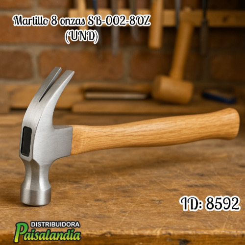 Martillo 8 onzas SB-002-8OZ (UND)