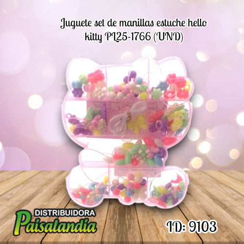 Juguete set de manillas estuche hello kitty PL25-1766 (UND)