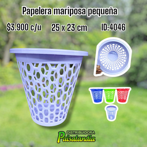 Papelera mariposa pequeña MT4046 (UND)