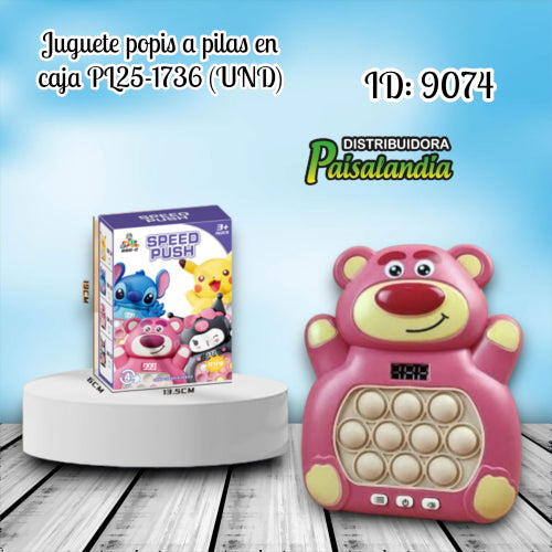 Juguete popis a pilas ne caja PL25-1736 (UND)