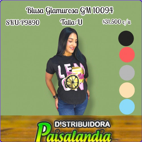 Blusa glamurosa GM 10094 (UND)