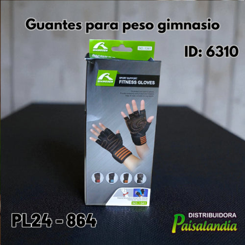 Guantes para peso gimnasio PL24-864 (UND)