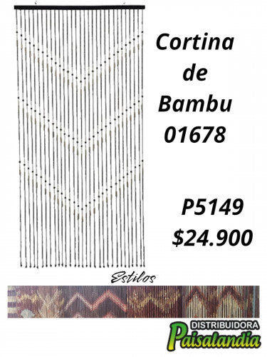 Cortina de bambu 01678