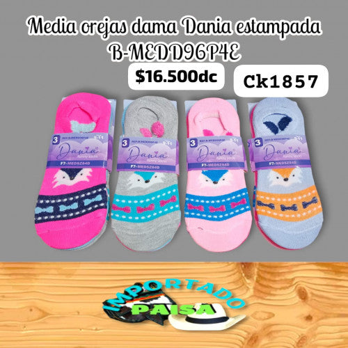 Media Orejita dama Dania estampada B-MEDD96P4E