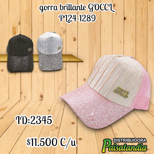 Gorra brillante colores surtidos GOCCL (UND)