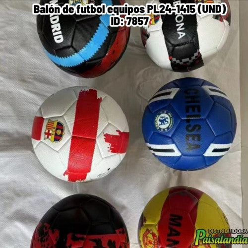 Balón de futbol equipos PL24-1415 (UND)
