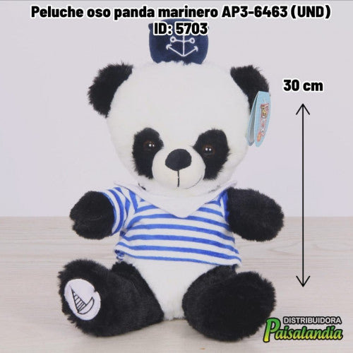 Peluche oso panda marinero AP3-6463 (UND)