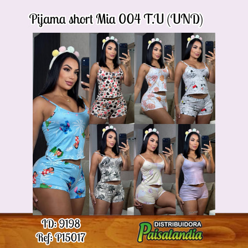 Pijama short Mia 004 T.U (UND)