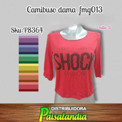 Camibuso dama ruchi fmg013 (DC)