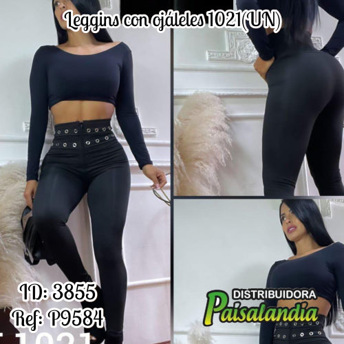 legins con ojaletes 1021