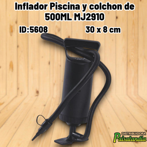 Inflador Piscina y colchon de 500ML MJ2910 (UND)