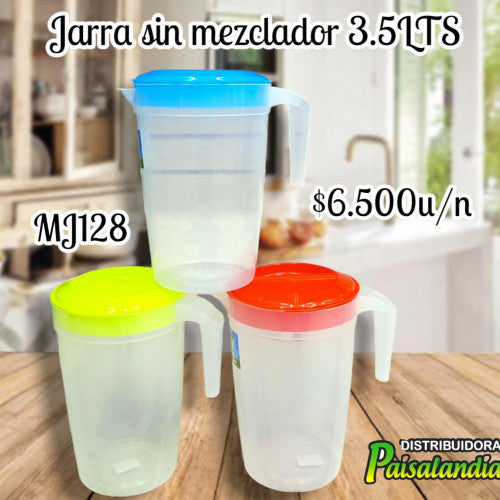 jarra sin mezclador 3.5lts ref:128 (UND)