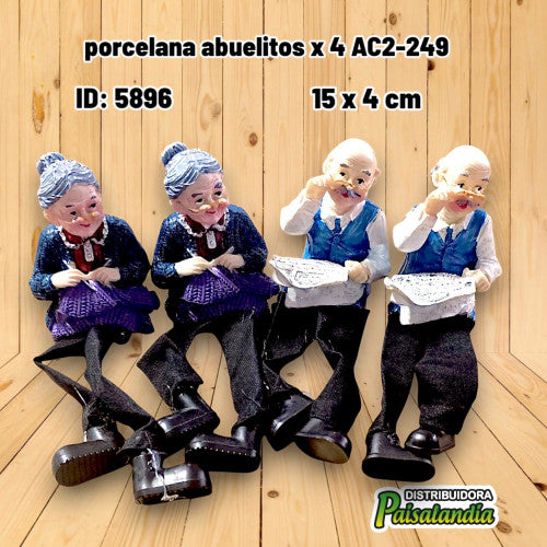 porcelana abuelitos x 4 AC2-249 (UND)
