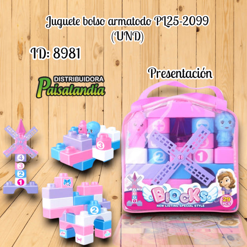 Juguete bolso armatodo PL25-2099 (UND)