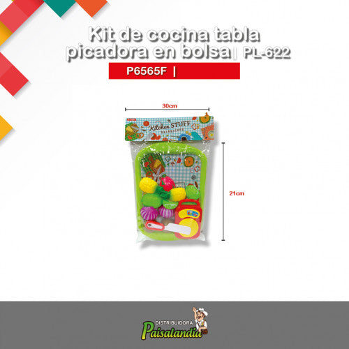 Kit de cocina tabla picadora en bolsa PL-622 (UND)