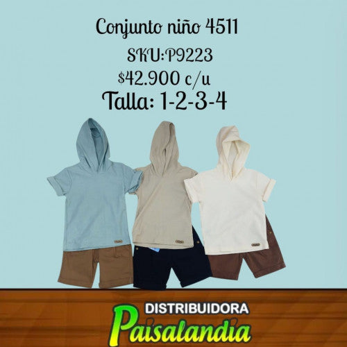 conjunto niño anyitex 4511 (UND)
