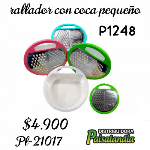 Rallador con coca pequeño PL-21017 (UND)