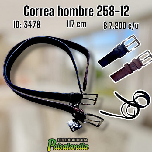 Correa hombre 258-12 (UND)