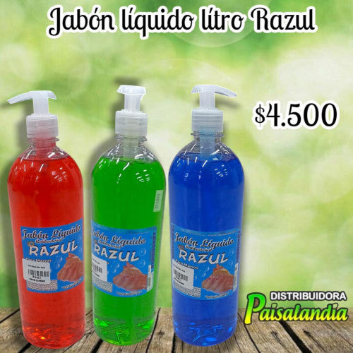 Jabón liquido litro Razul (UND)