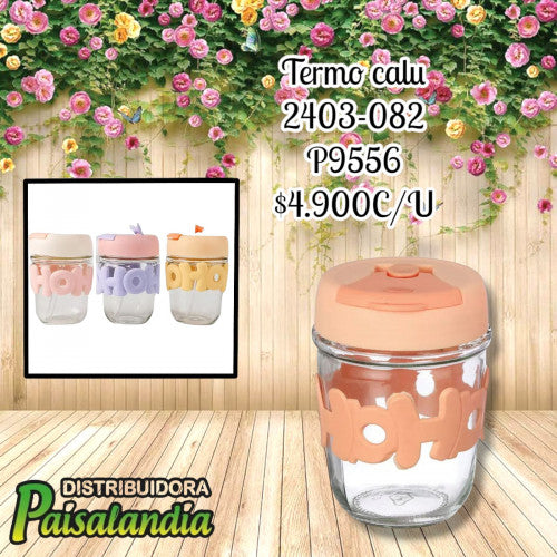 Termo decorado colores surtidos calu 2403-082 (UND)