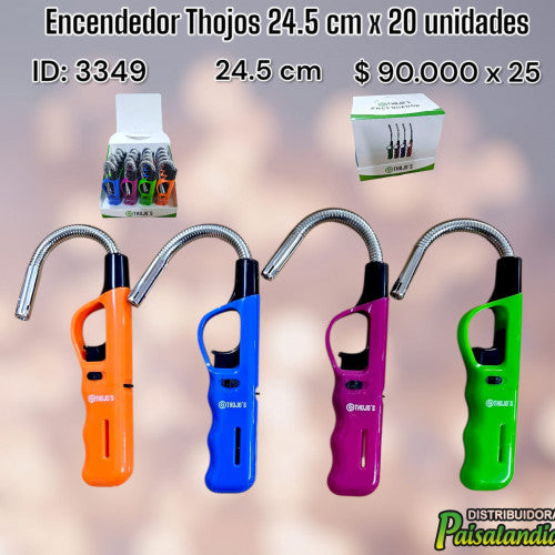 Encendedor Thojos 24.5 cm x20 (CAJA X 20)
