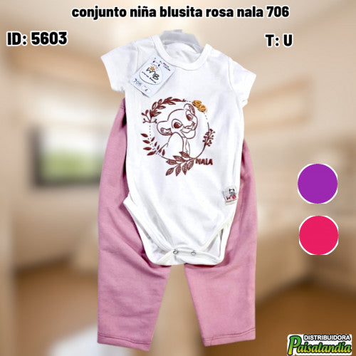 conjunto niña blusita rosa nala 706 (UND)