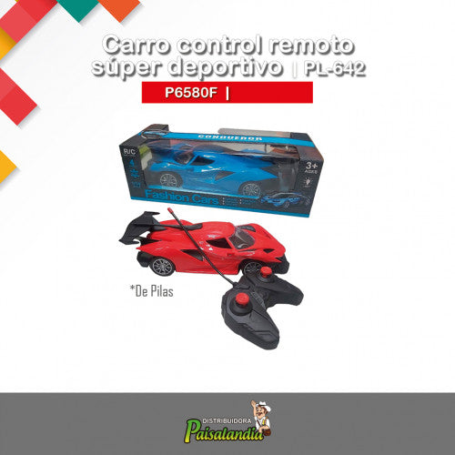 Carro control remoto super deportivo PL-642