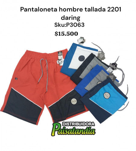 Pantaloneta Hombre s-xl 2201