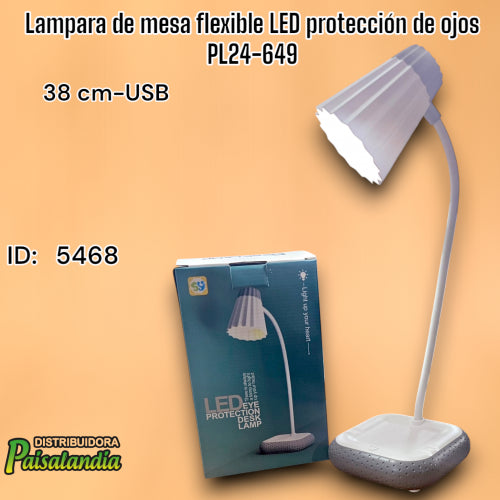 Lampara de mesa flexible LED protección de ojos PL24-649 (UND)