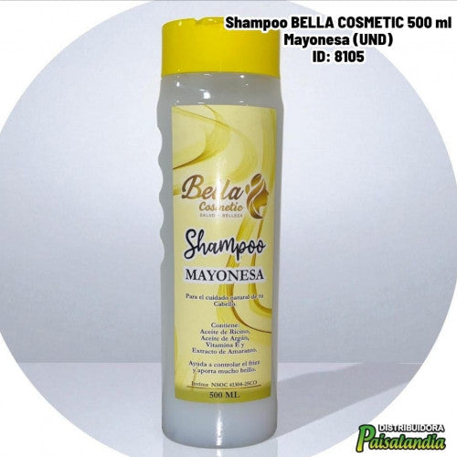 Shampoo BELLA COSMETIC 500 ml Mayonesa (UND)