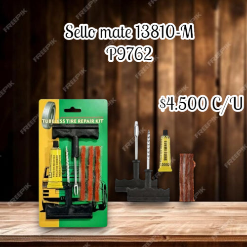 Kit sellador llantas encartonado 13810-M (UND)