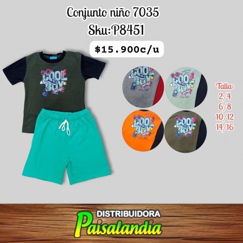 Conjunto niño 7035 (UND)