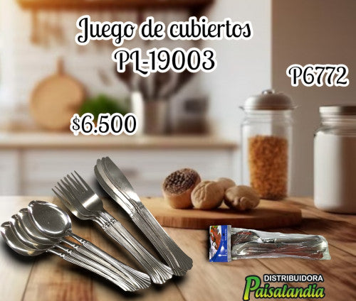 Juego de cubiertos PL-19003