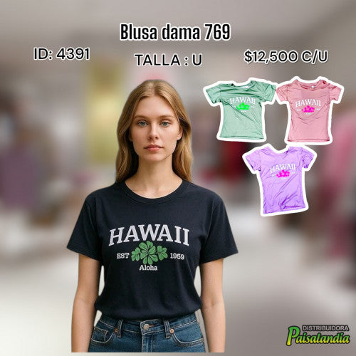 Blusa dama 769 (UND)