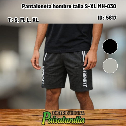 Pantaloneta hombre talla S-XL MH-030 (UND)