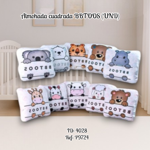 Almohada cuadrada BBTOOS (UND)