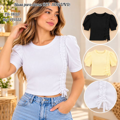 Blusa para dama al por mayor – Ref. 1106