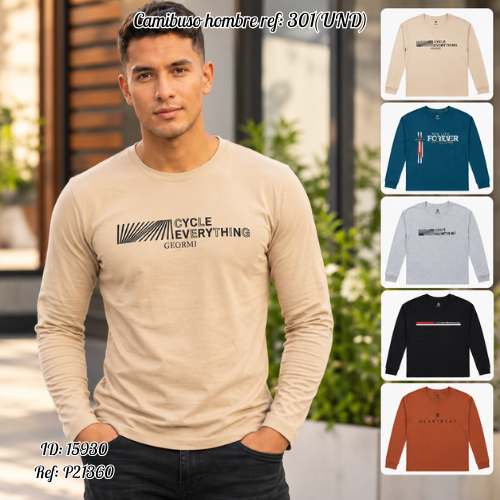 Camibuso hombre al por mayor – Ref. 301