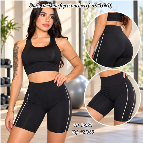 Short  envivado fajon ancho al por mayor – Ref. 49