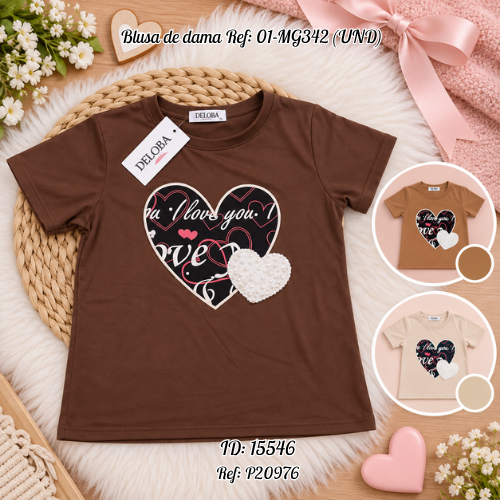 Blusa de dama al por mayor – Ref. 01-MG342