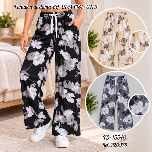 Pantalon de dama al por mayor – Ref. 01-MY481